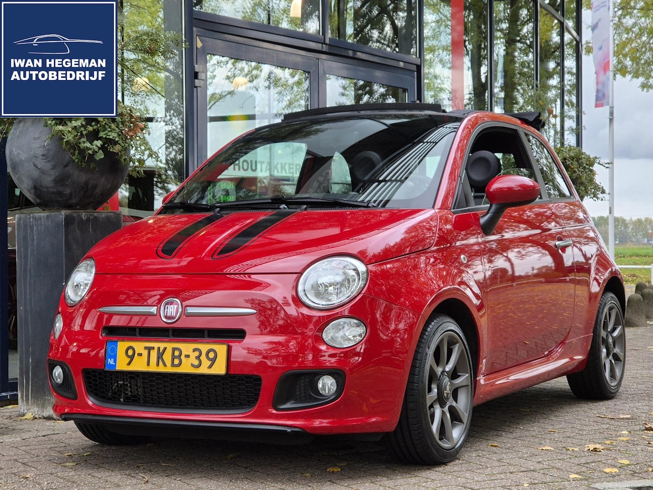 Fiat 500 C - 0.9 TwinAir 500S | Airco | Licht metalen velgen | Parkeersensoren | Electr. ramen | Side S - AutoWereld.nl