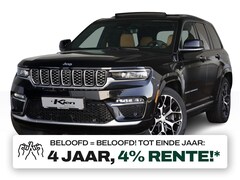 Jeep Grand Cherokee - 2.0 Summit Reserve 4xe | Cognac leer | Massagestoel | Luchtvering | Pano | McIntosh Audio