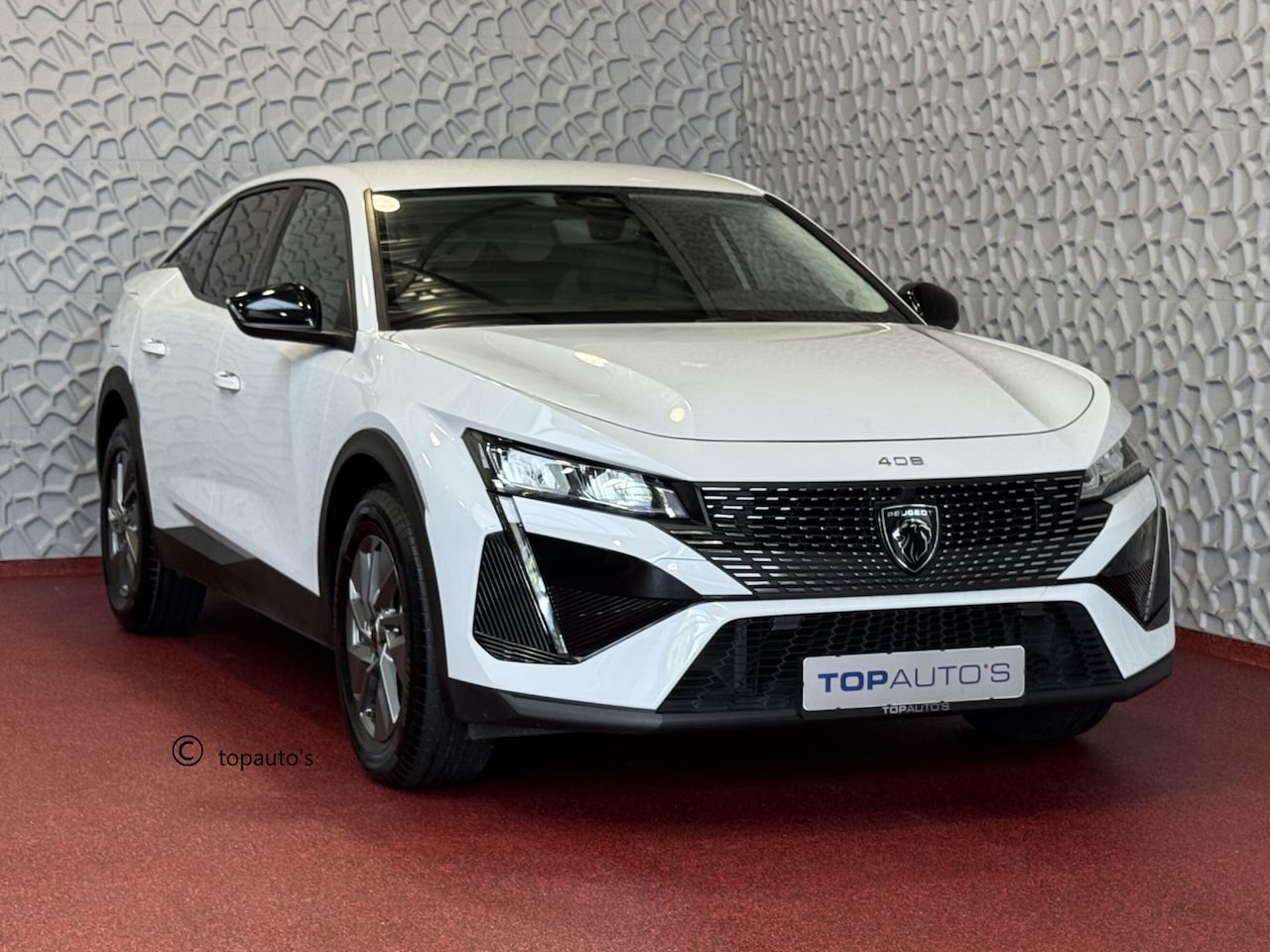 Peugeot 408 - ALLURE 130 PK EAT8 NAVI 180. CAMERA LED HALF LEER - AutoWereld.nl