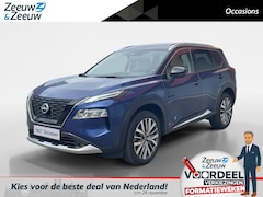 Nissan X-Trail - 1.5 e-Power Tekna Plus | Schuif-kanteldak | Leder | Stoelverwarming V+A| Stuurwielverwarmi