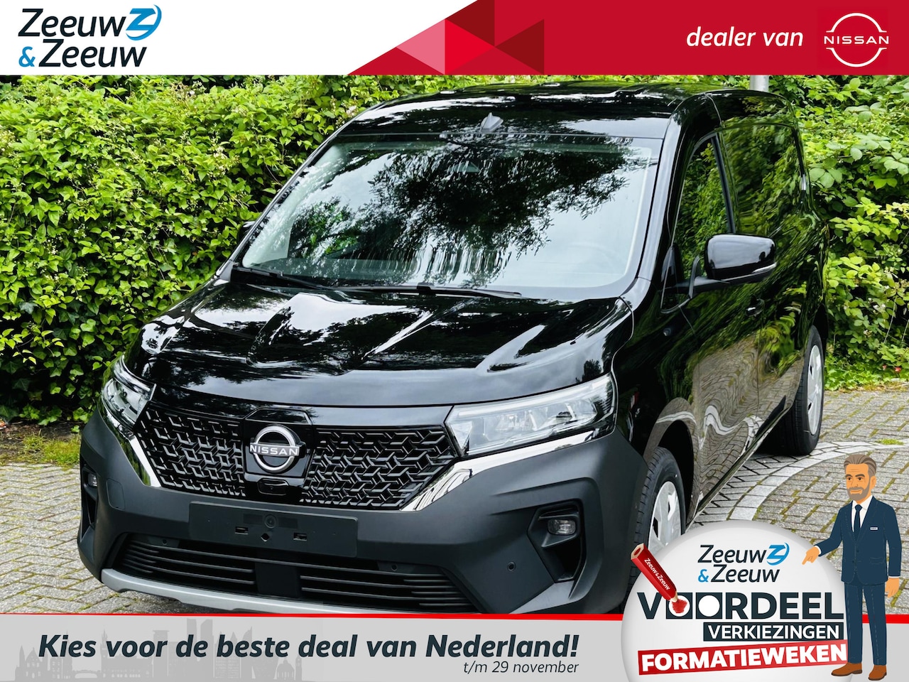 Nissan Townstar - Tekna L2 44 kWh Nissan TOWNSTAR Tekna L2 45 kWh | €8200 Korting |AANHANGER GEWICHT 1500KG - AutoWereld.nl