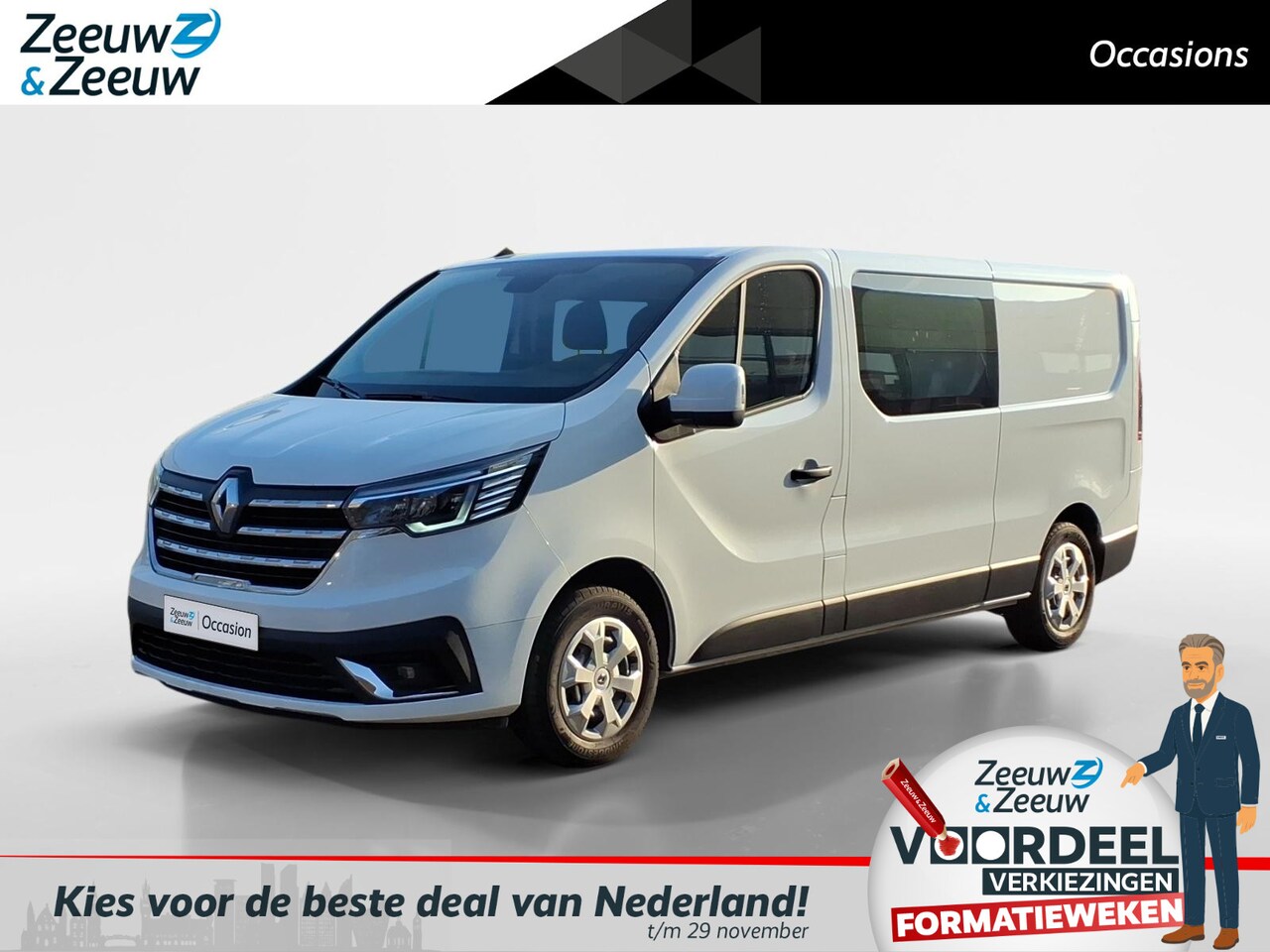 Renault Trafic - 2.0 Blue dCi 140 T29 L2H1 Start DC | Speciale 140 pk versie | Navigatie Apple Carplay | Ai - AutoWereld.nl