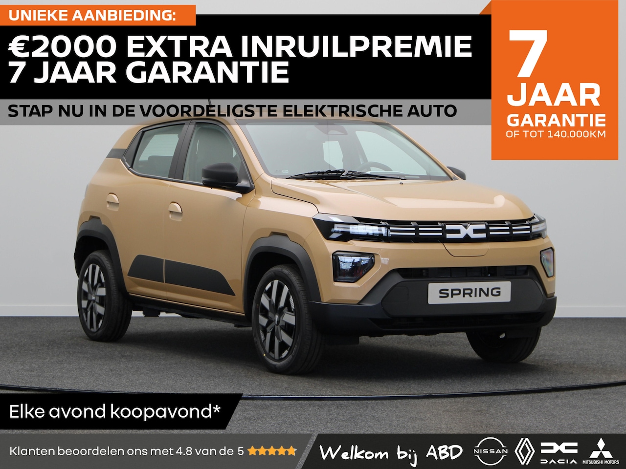 Dacia Spring - Expression Electric 65 | Cruise Control met snelheidsbegrenzer | ISOFIX-bevestigingssystee - AutoWereld.nl