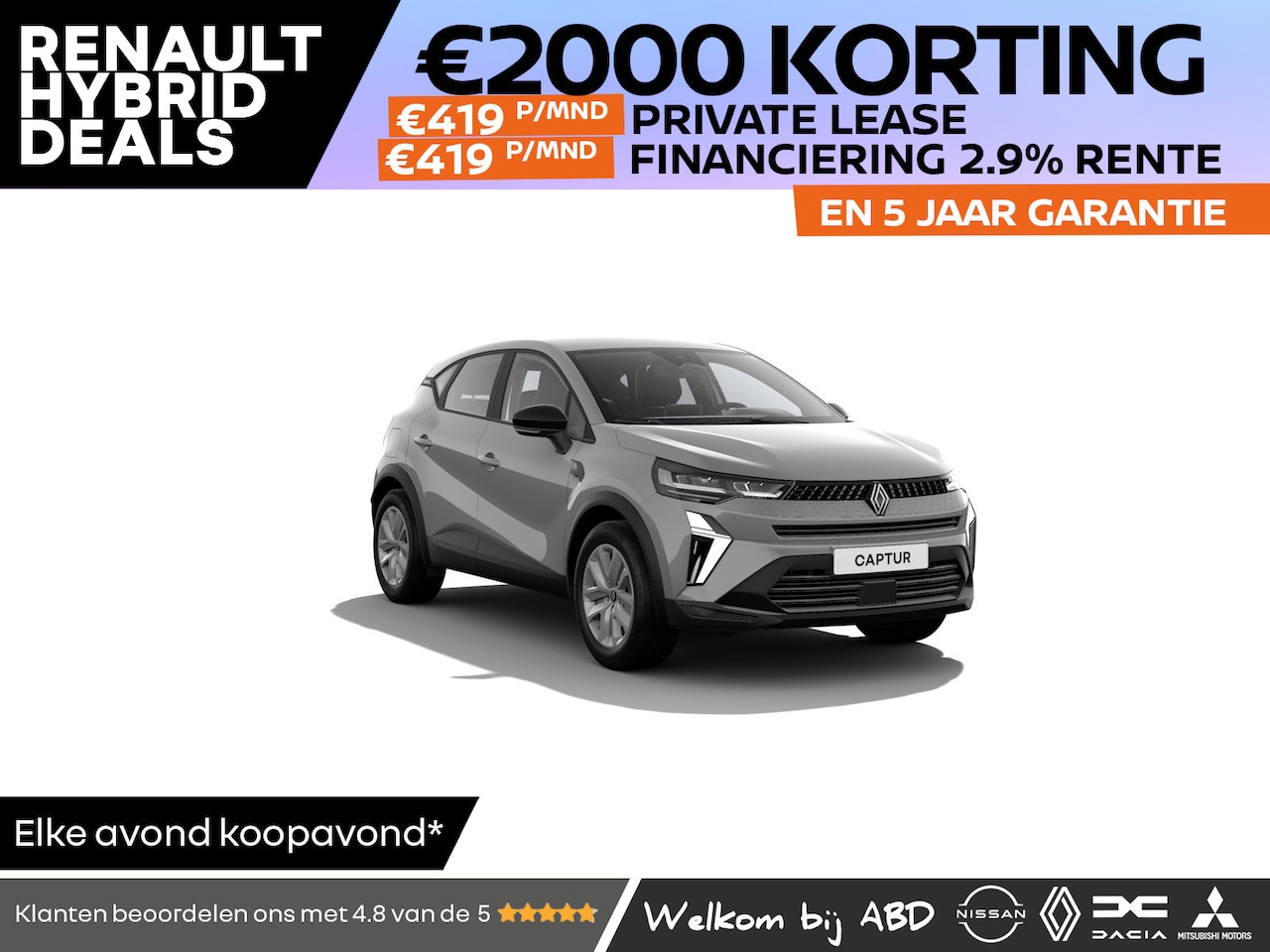 Renault Captur - Evolution Full hybrid | Achteruitrijcamera | Handbediende airconditioning | LED-achterlich - AutoWereld.nl