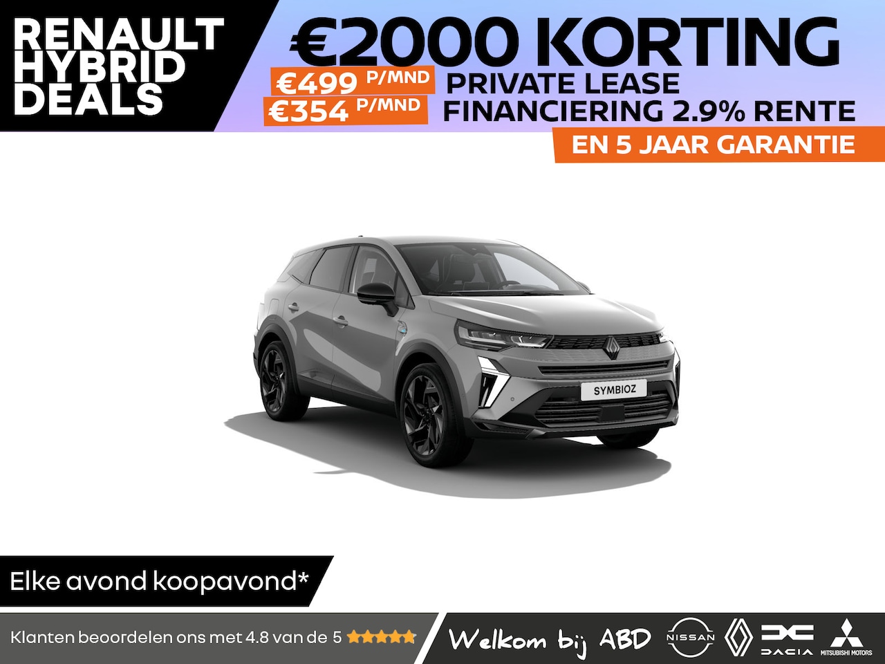 Renault Symbioz - esprit Alpine Full hybrid | Achteruitrijcamera | Adaptive Cruise Control | Elektronisch ge - AutoWereld.nl