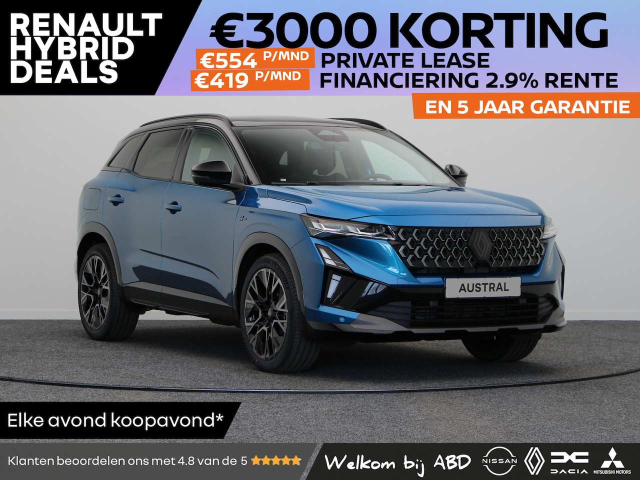 Renault Austral - Iconic esprit Alpine Hybrid 200 | Achteruitrijcamera | Adaptive Cruise Control | Blind Spo - AutoWereld.nl