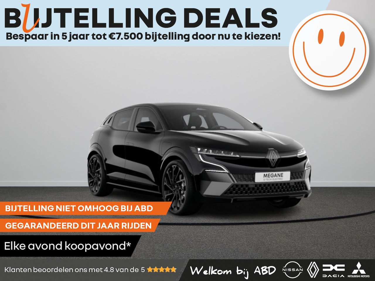 Renault Mégane E-Tech - Esprit Alpine 60kWh Comfort range | Adaptive Cruise Control | Adaptive Vision LED koplampe - AutoWereld.nl