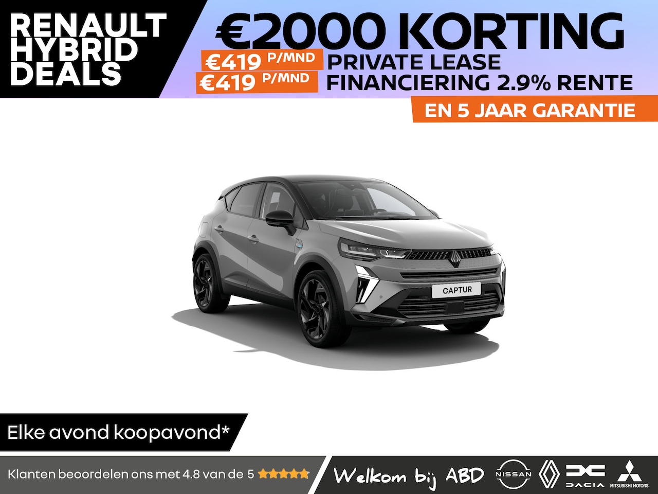 Renault Captur - esprit Alpine Full hybrid | Achteruitrijcamera | Adaptive Cruise Control | Elektronisch ge - AutoWereld.nl