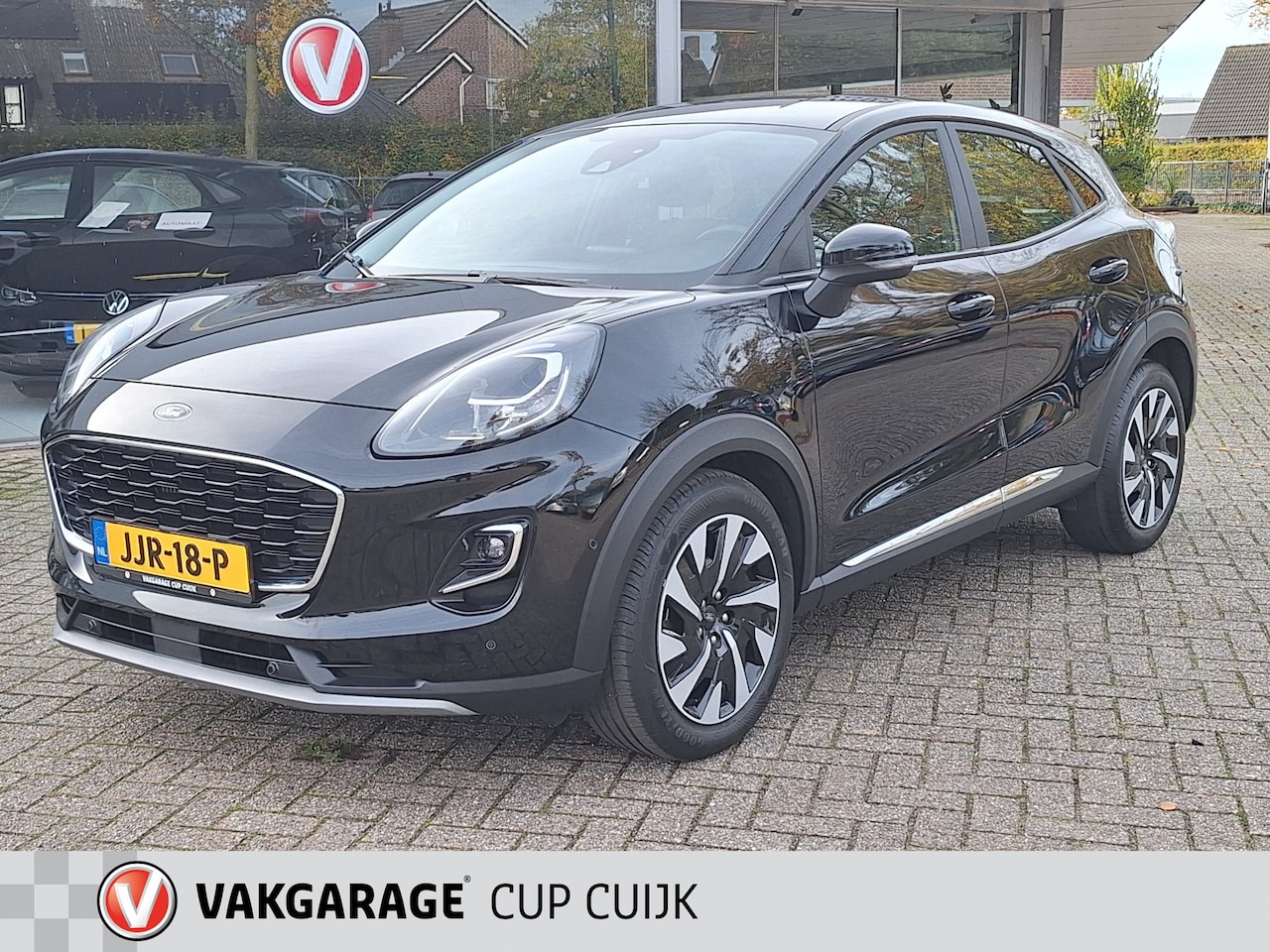 Ford Puma - 1.0 EcoBoost Hybrid Titanium AUTOMAAT Navi / Climate control / Adaptieve Cruis control / S - AutoWereld.nl