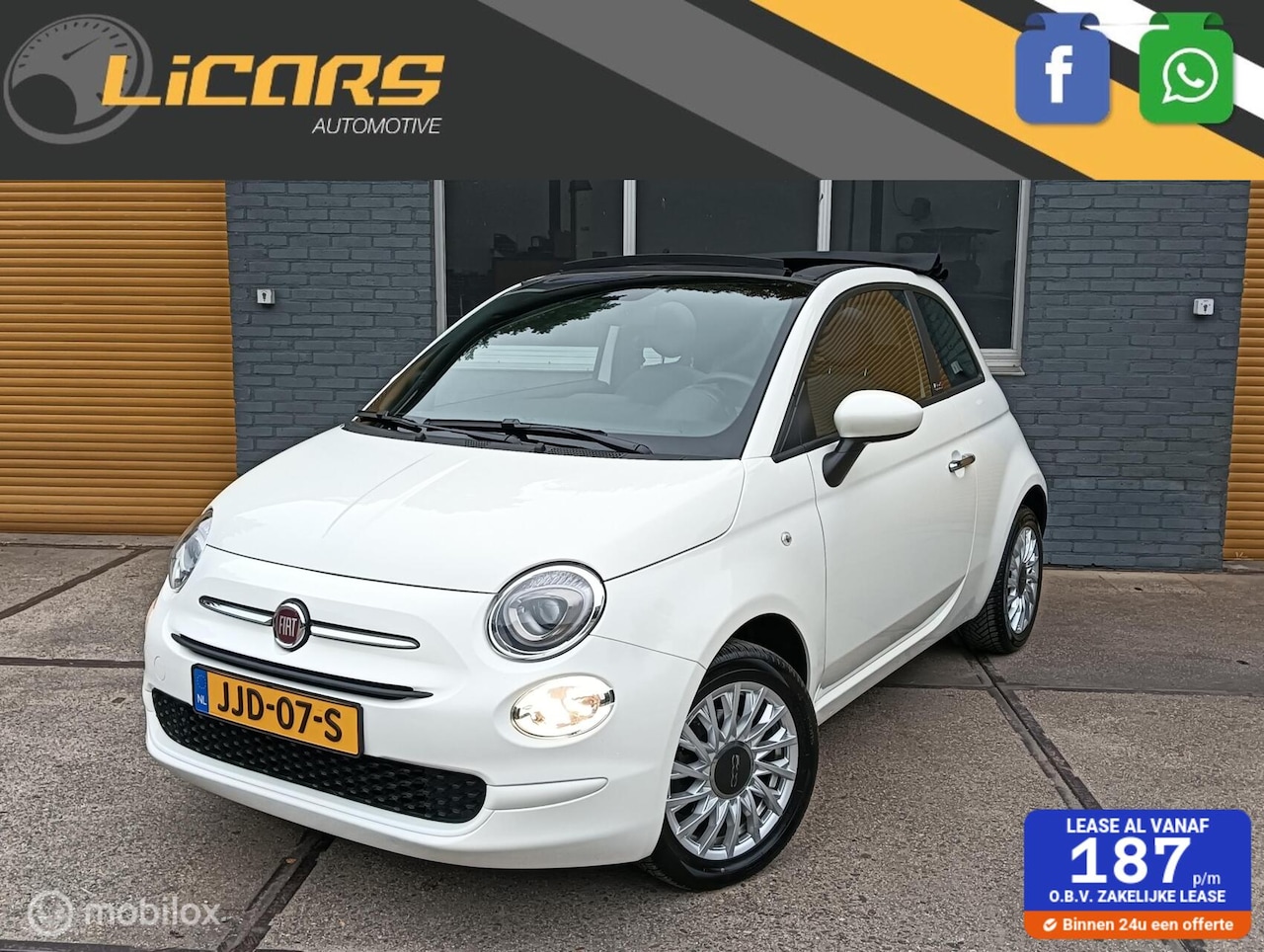 Fiat 500 C - 1.0 Hybrid Cruise/all season banden - AutoWereld.nl