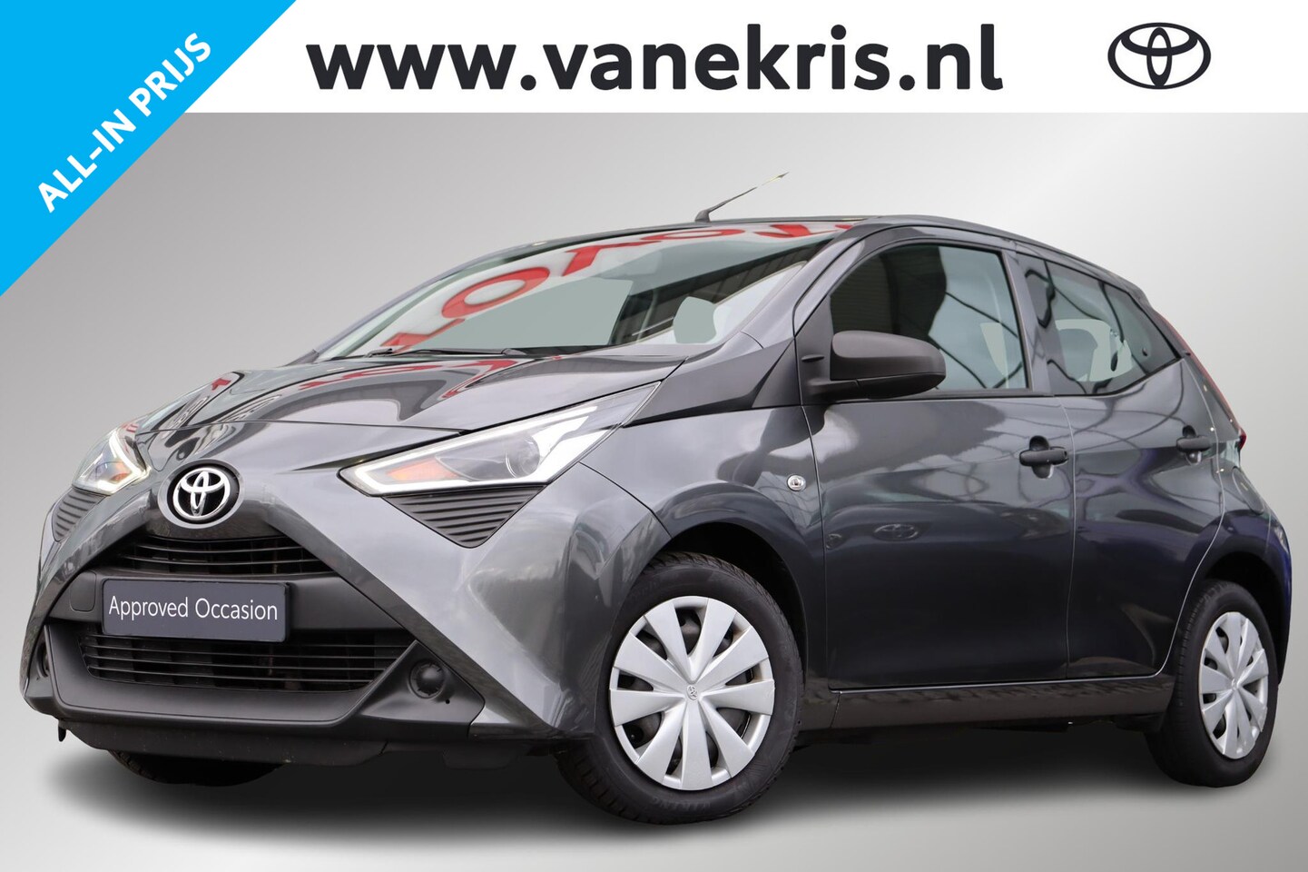 Toyota Aygo - 1.0 VVT-i x-fun 1.0 VVT-i x-fun, Bluetooth, Airco Cruise control - AutoWereld.nl
