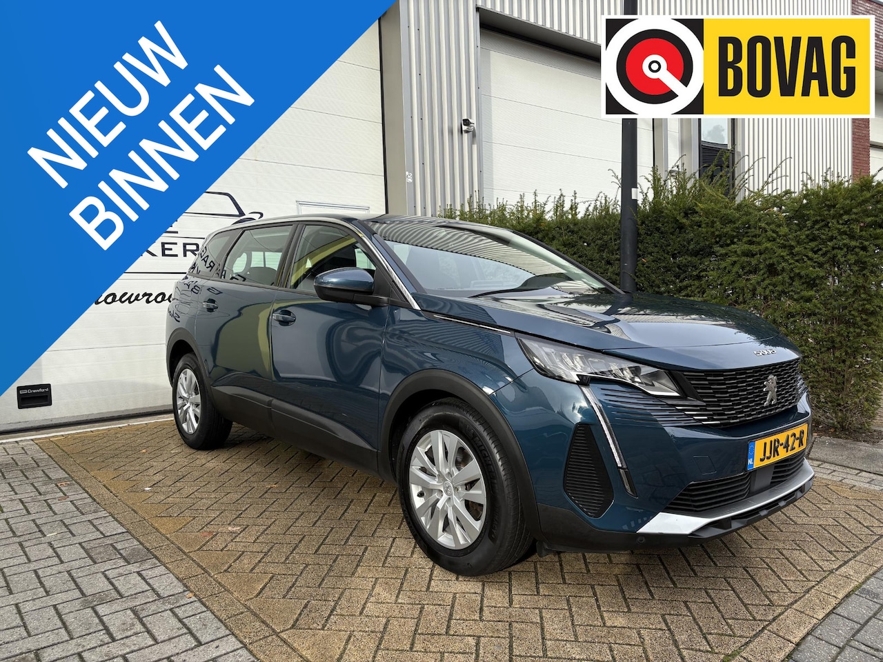 Peugeot 5008 - 1.2 PureTech Blue Lease Premium Automaat, 7 Persoons, Camera, Stoelverwarming, Parkeersens - AutoWereld.nl