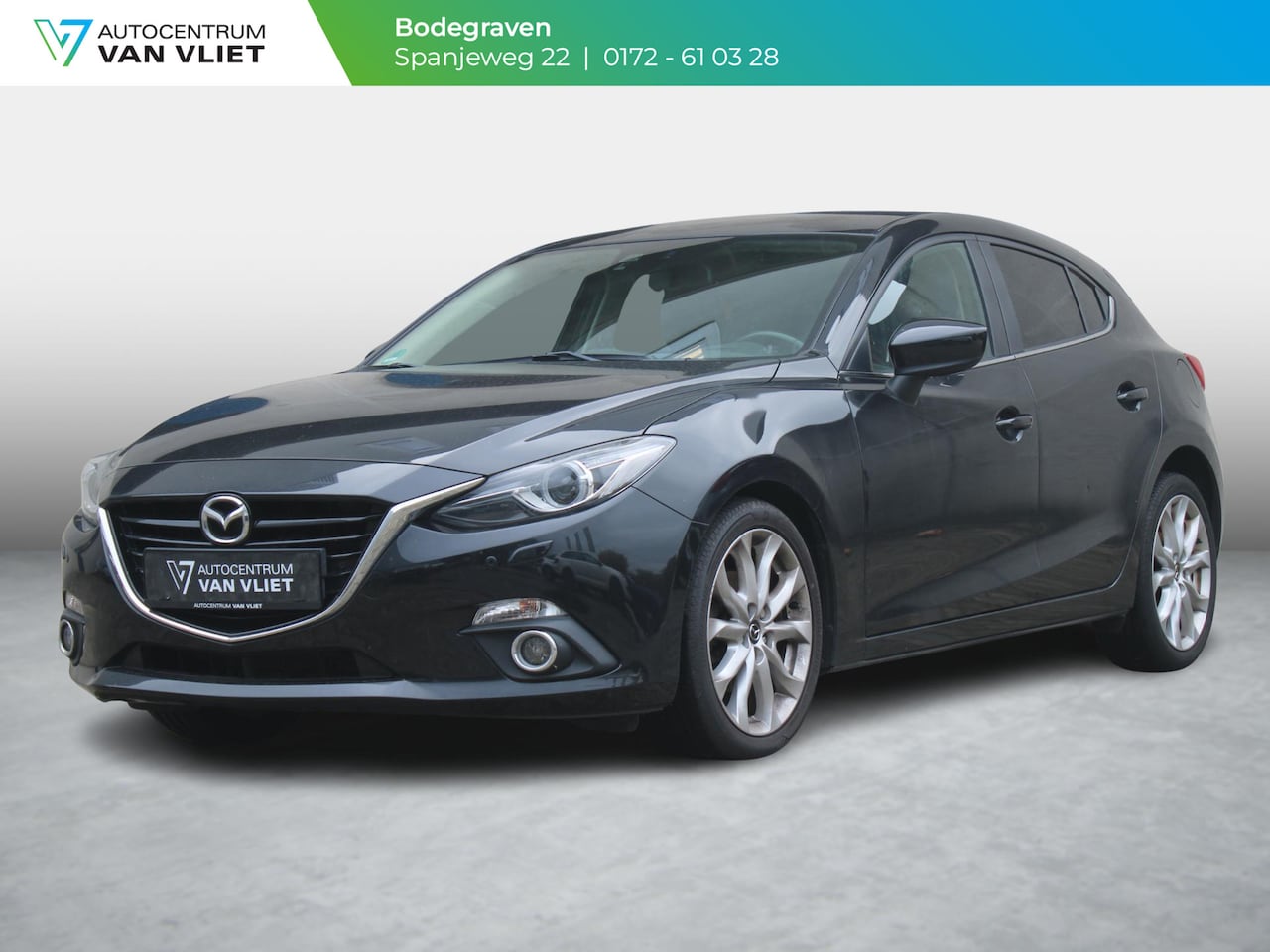 Mazda 3 - 2.0 GT-M | LEDEREN BEKLEDING | STOELVERWARMING | NAVIGATIE | DEALER ONDERHOUDEN | - AutoWereld.nl