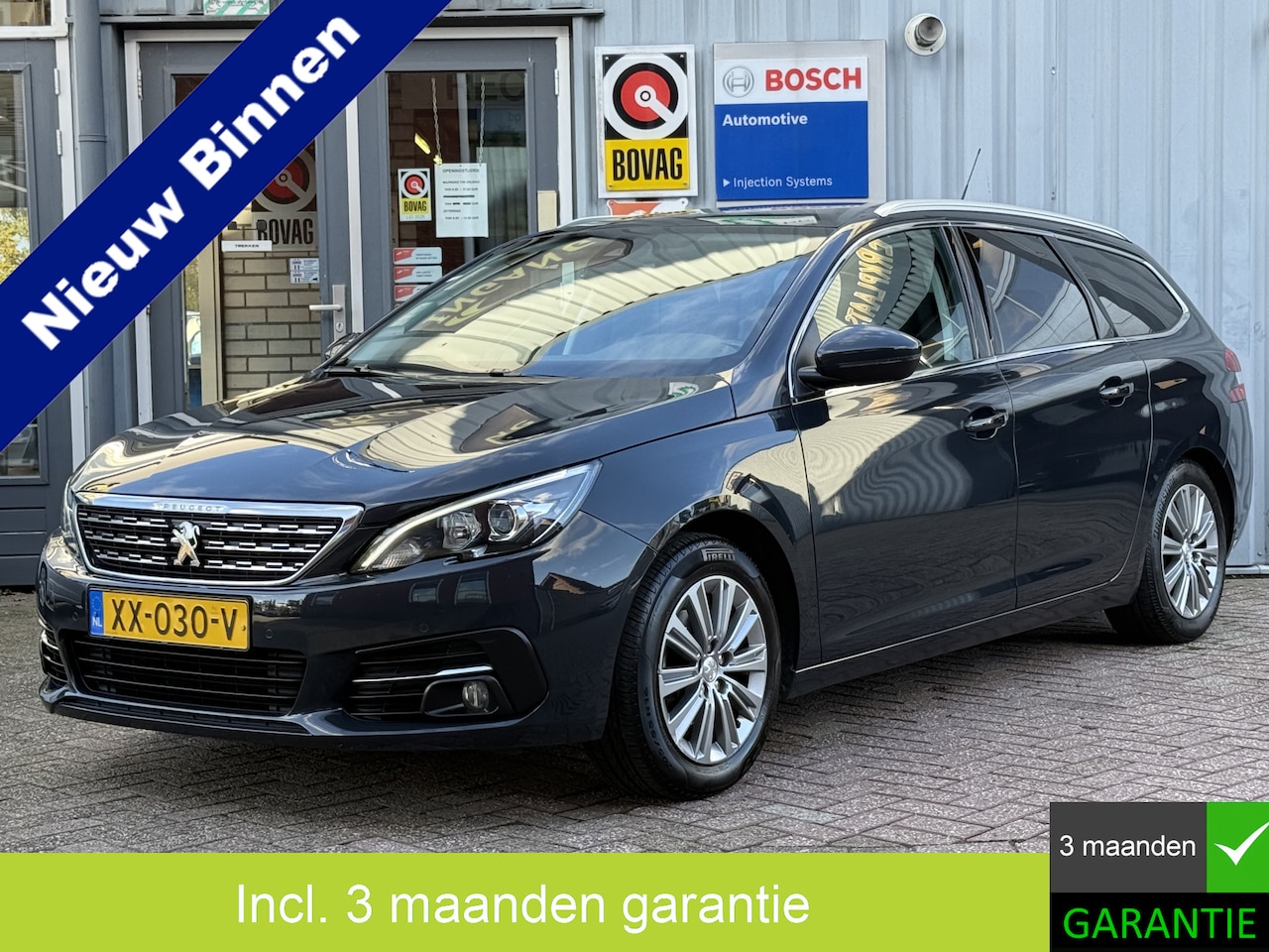 Peugeot 308 SW - 1.2 PureTech Blue Lease Premium | TREKHAAK | LEER | CAMERA | NAVI | PANO | - AutoWereld.nl
