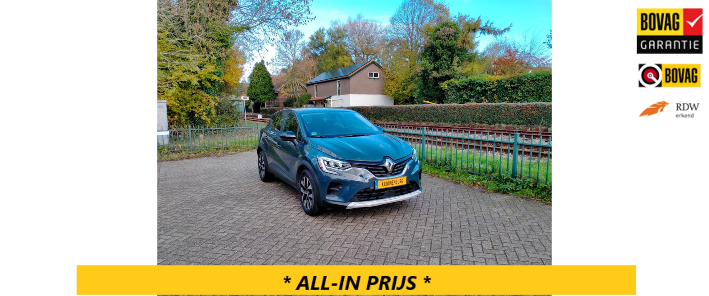 Renault Captur - 1.3 TCe 140pk mild hybride Intens pack winter carplay lage KM! ALLINPRIJS - AutoWereld.nl