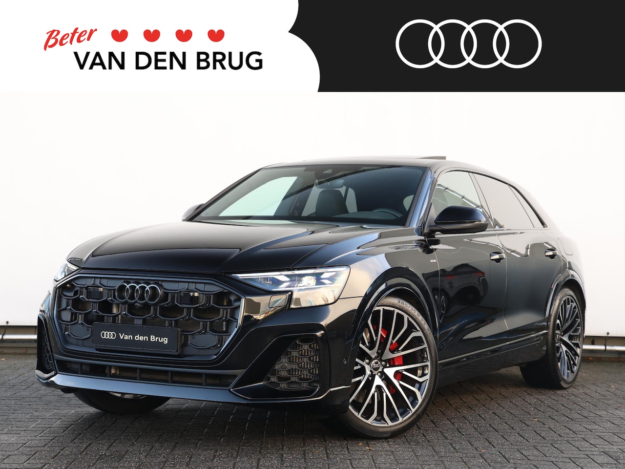 Audi Q8 - 60 TFSI e quattro Pro Line S Competition | B&O | Verwarmbare stoelen v+a | Trekhaak | Pano - AutoWereld.nl