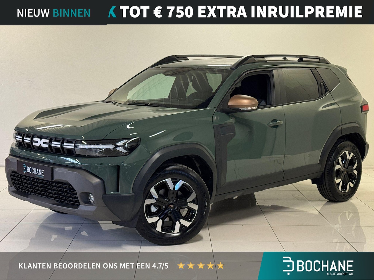 Dacia Duster - 1.6 Hybrid 140 Extreme | Apple CarPlay / Android Auto navigatie | Stoelverwarming | Achter - AutoWereld.nl