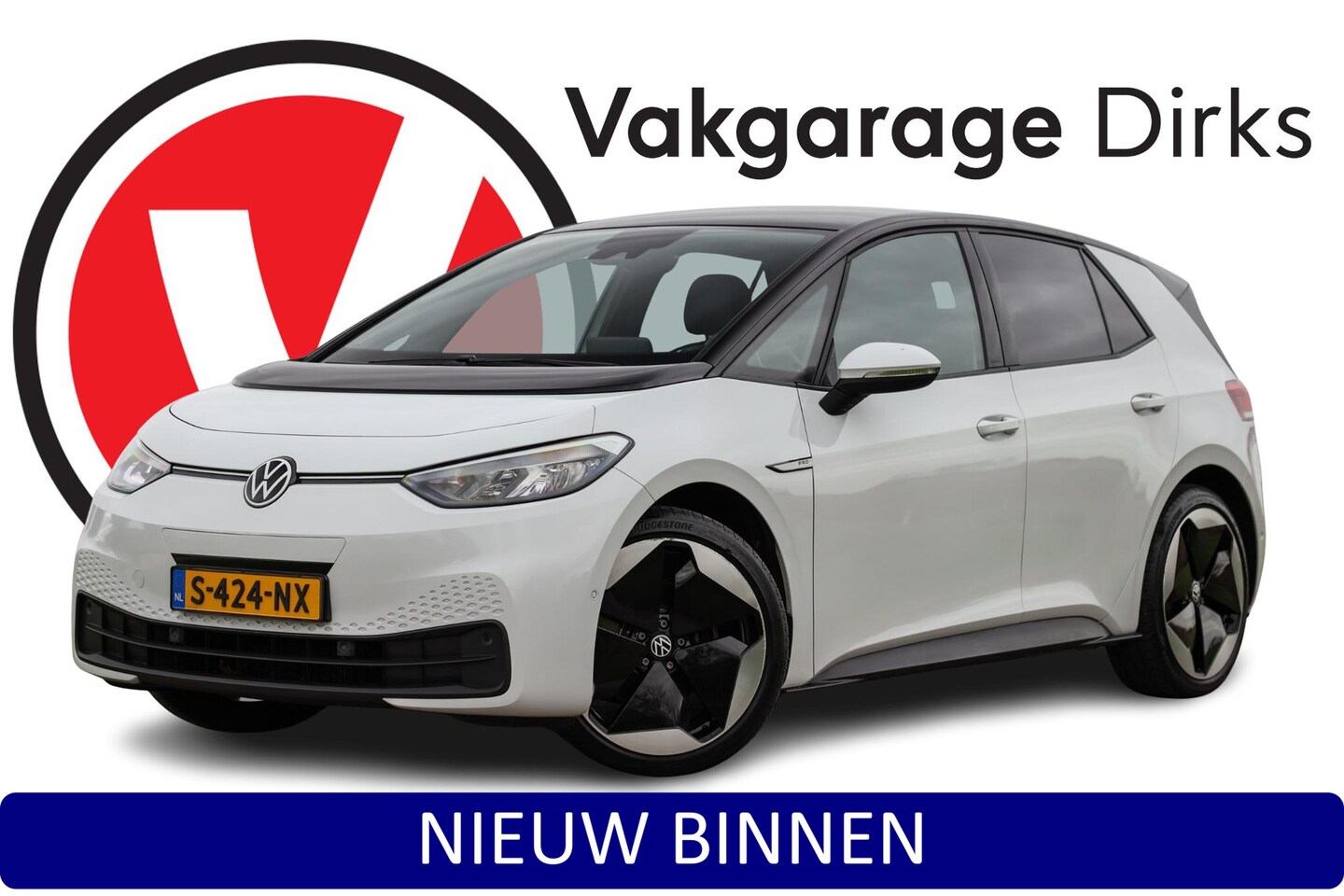 Volkswagen ID.3 - Pro 58 kWh 204 PK ✅ LED ✅ 20 inch ✅ ACC - AutoWereld.nl