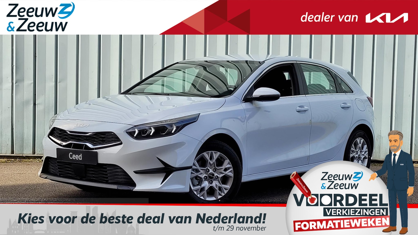 Kia Cee'd - Ceed 1.0 T-GDi DynamicLine | Extra inruilvoordeel € 4500.- | CAMERA | PDC  | NAVIGATIE | C - AutoWereld.nl