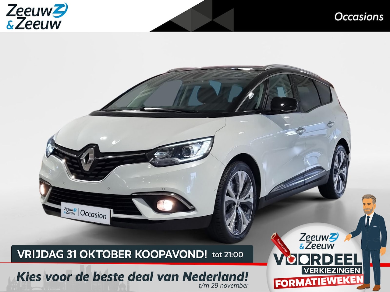 Renault Grand Scénic - 1.2 TCe Intens 7p. * 1e Eigenaar * Dealer Onderhouden * Cruise Control * Achteruit Camera - AutoWereld.nl
