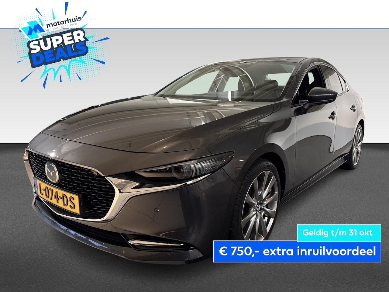 Mazda 3 - Sedan Skyactiv-X 180pk Luxury - AutoWereld.nl