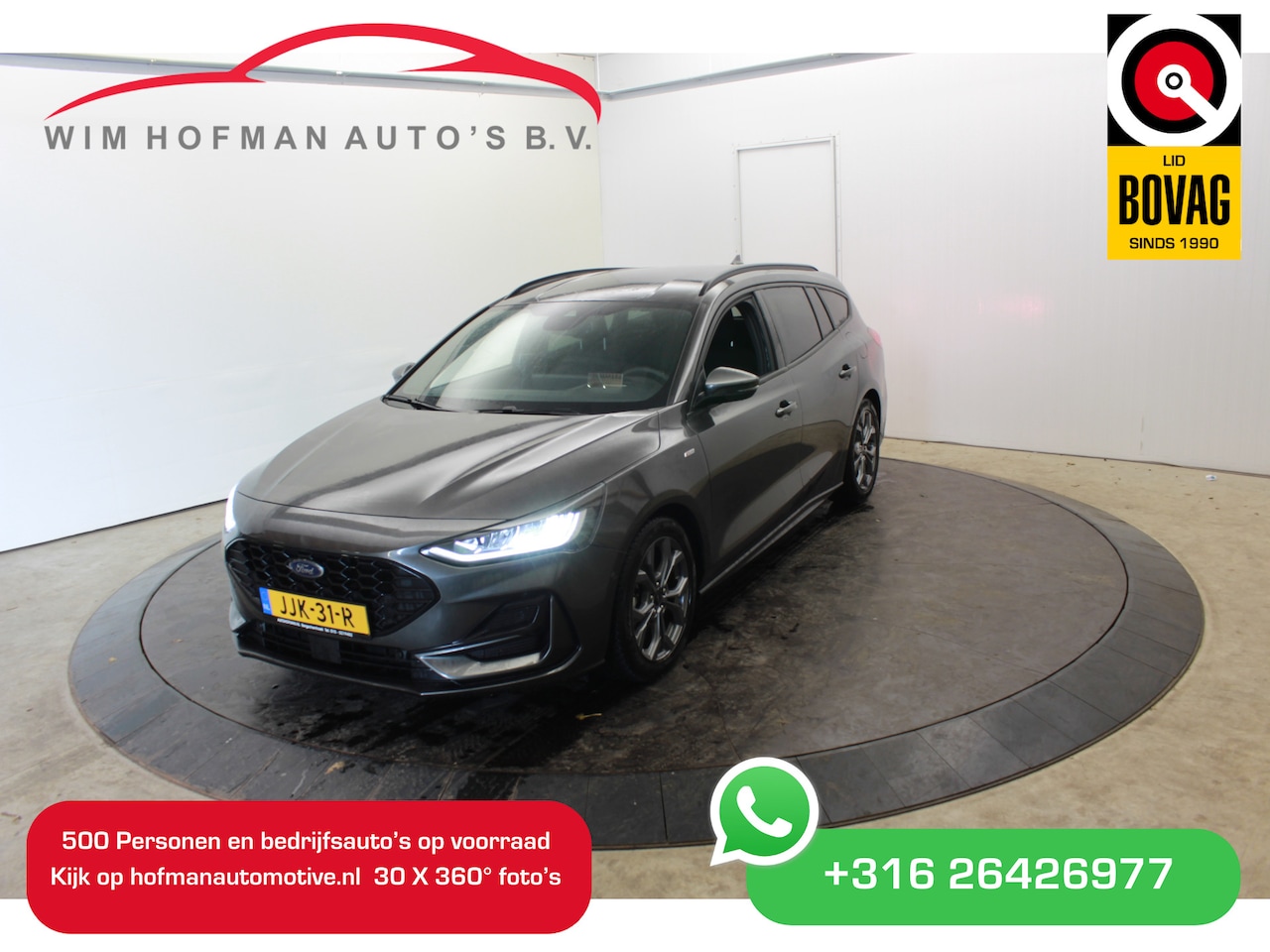 Ford Focus Wagon - 1.0 EcoBoost Hybrid ST Line Cam Dhoek Winterpack Head-Up - AutoWereld.nl