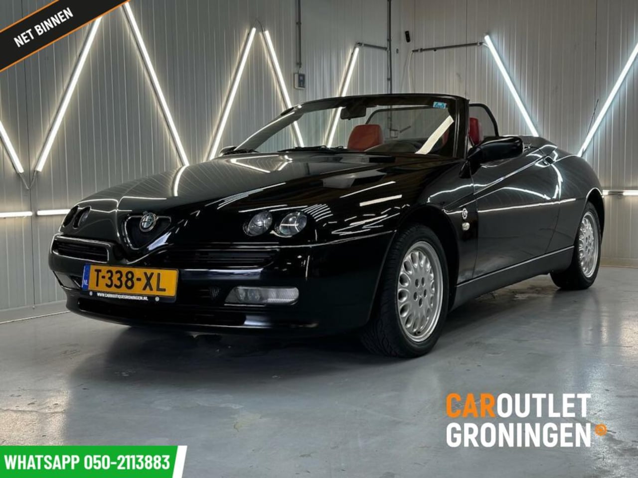 Alfa Romeo Spider - 3.0-12V V6 BUSSO | AIRCO | LEDER | ELEK KAP - AutoWereld.nl