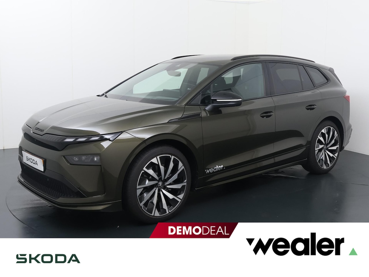 Skoda Enyaq iV - 60 Sportline 204 PK | 21" lichtmetalen velgen | Trekhaak | Head-Up Display | Light band | - AutoWereld.nl