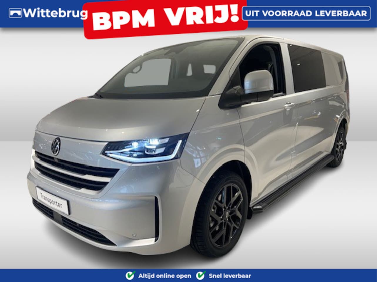 Volkswagen Transporter - 2.0 TDI 170 PK AutomaatL2H1 30 Bulli / Dubbel Cabine Exclusive - AutoWereld.nl