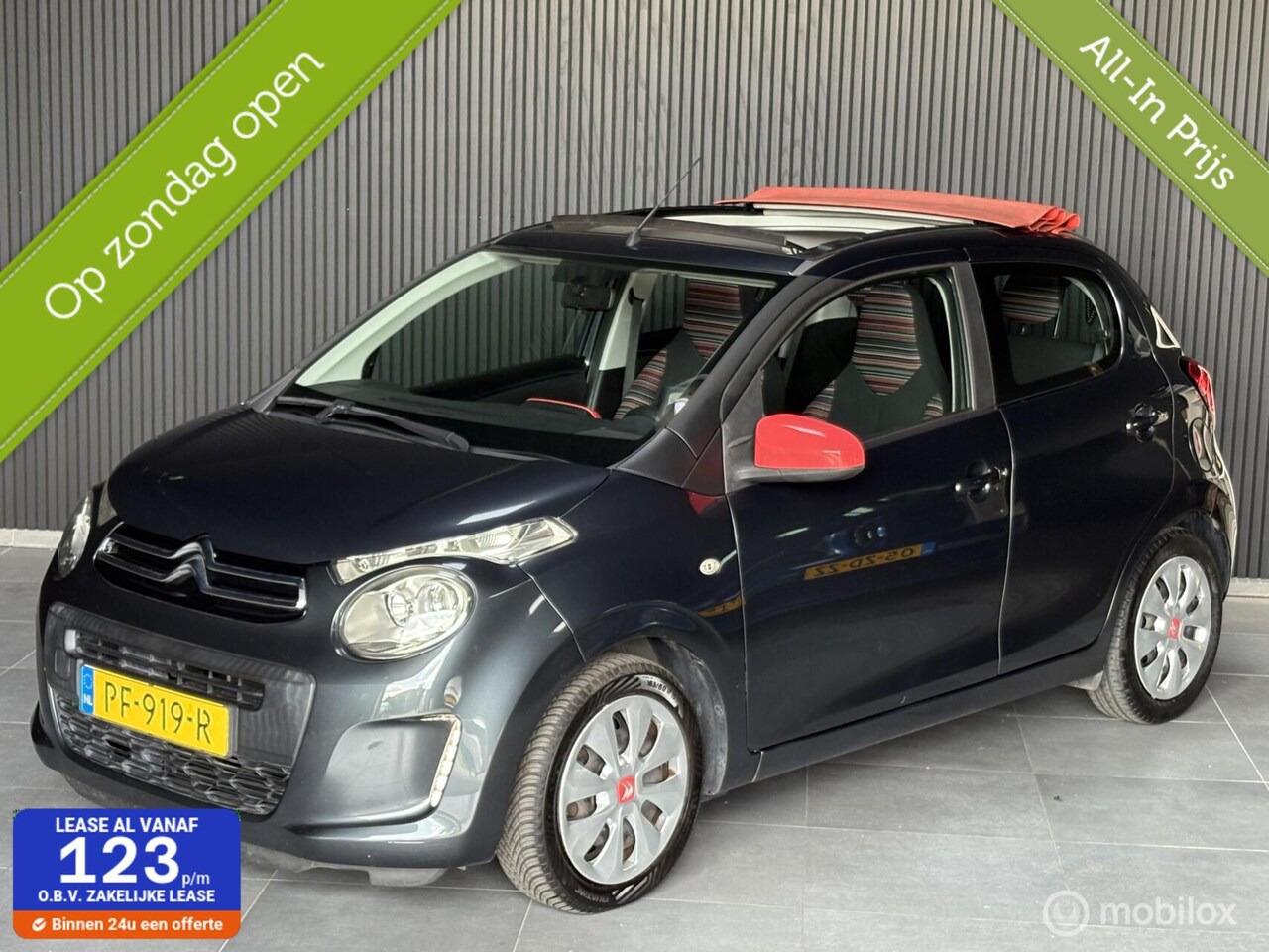 Citroën C1 - 1.0 e-VTi Airscape Shine|CABRIO|NAVI|CRUISE|CAMER - AutoWereld.nl