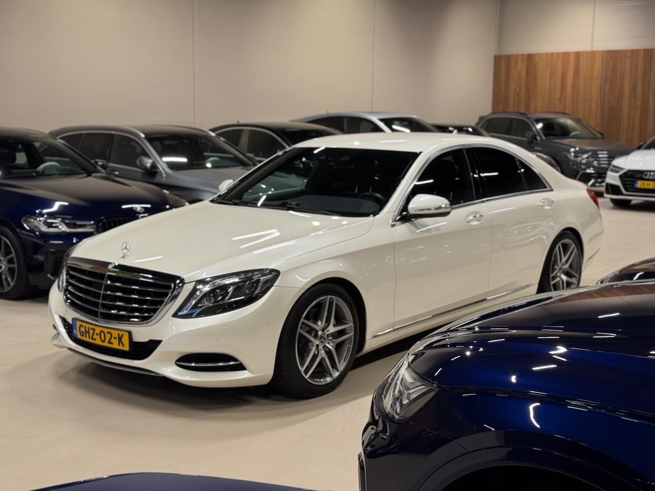 Mercedes-Benz S-klasse - 400 HYBRID Prestige Plus 400 HYBRID Prestige Plus, Luchtvering, Navi, Ambiënte Light, PDC, Voll Led, Leder, Camera, - AutoWereld.nl