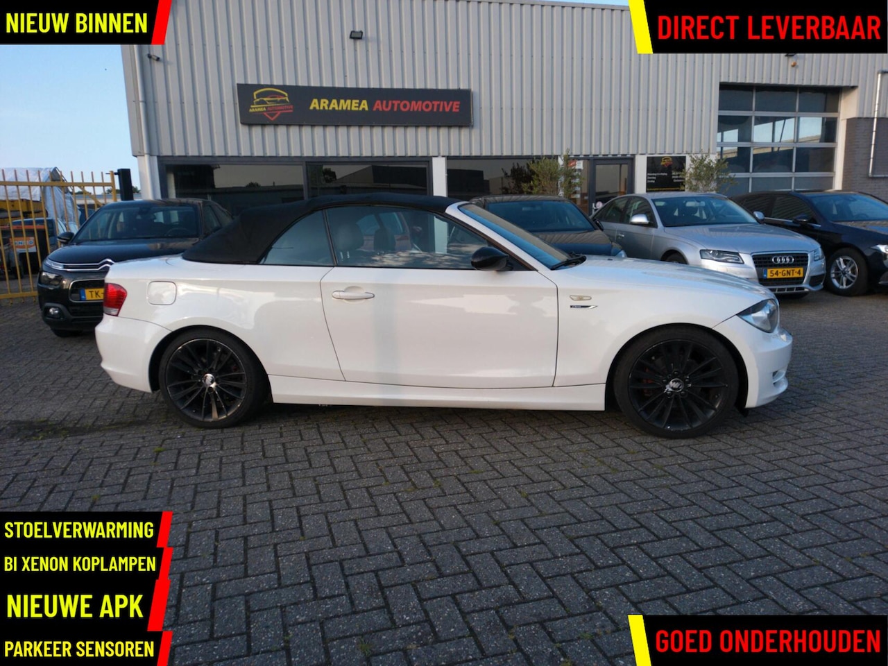 BMW 1-serie Cabrio - 120i High Executive 170 PK|Stoelverwarmin - AutoWereld.nl