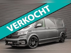 Volkswagen Transporter - 2.0 TDI L2H1 204PK FULL BLACK / JB- EDITION / LEDEREN BEKLEDING / VERLAGINGSVEREN / APPLE
