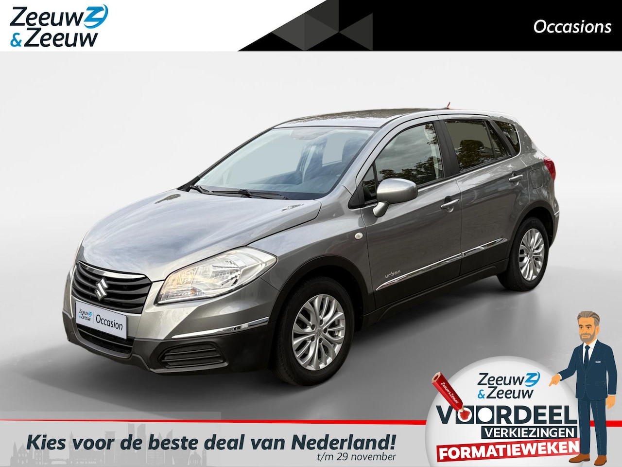 Suzuki SX4 S-Cross - 1.6 Comfort | TREKHAAK | STOELVERWARMING | NAVI | URBAN UITVOERING | 1 JAAR GARANTIE - AutoWereld.nl
