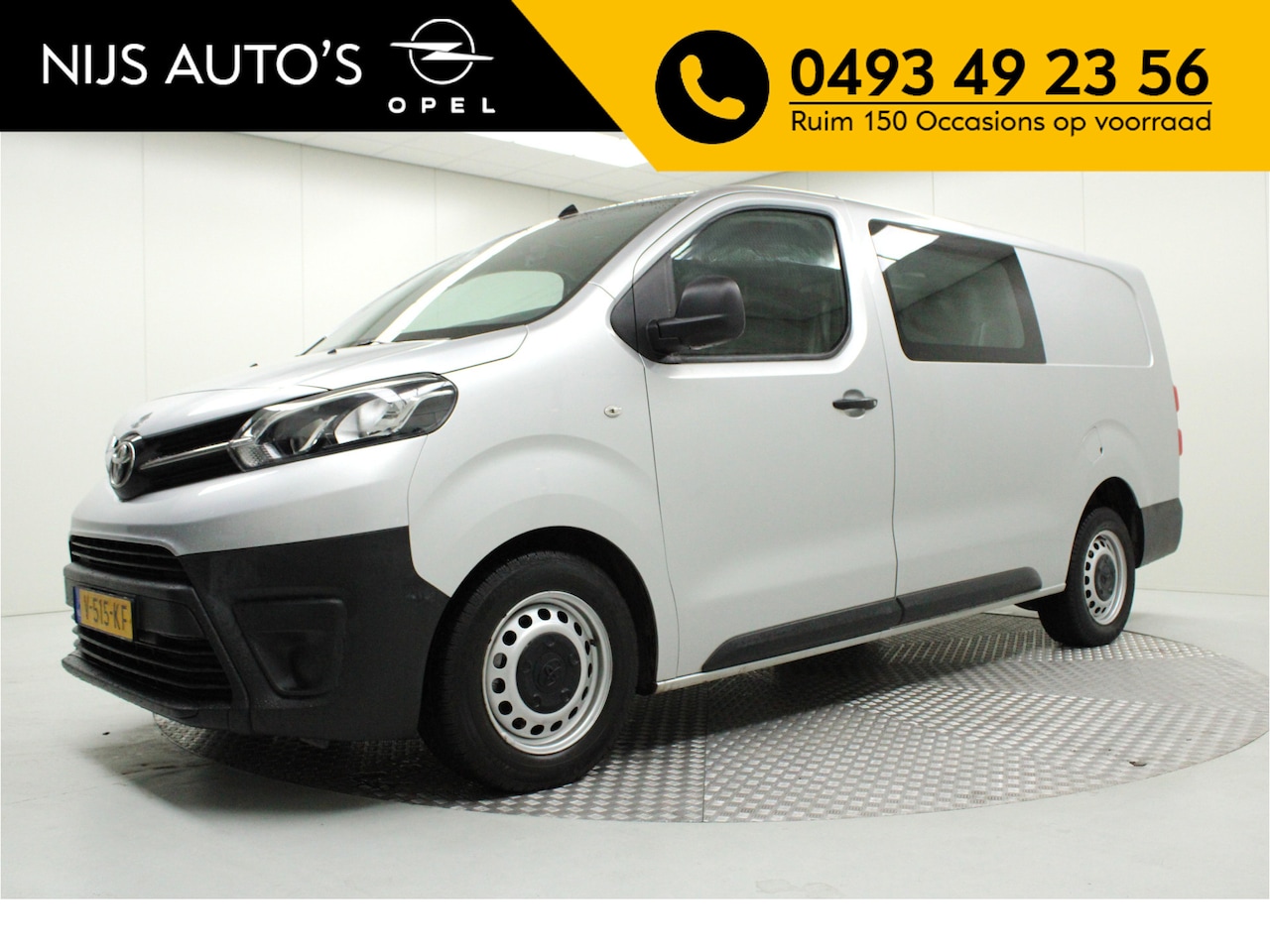 Toyota PROACE Long Worker - 1.6 D-4D Cool Comfort | Dubbele Cabine | Leder / Bluetooh / Airco / Cruise - AutoWereld.nl