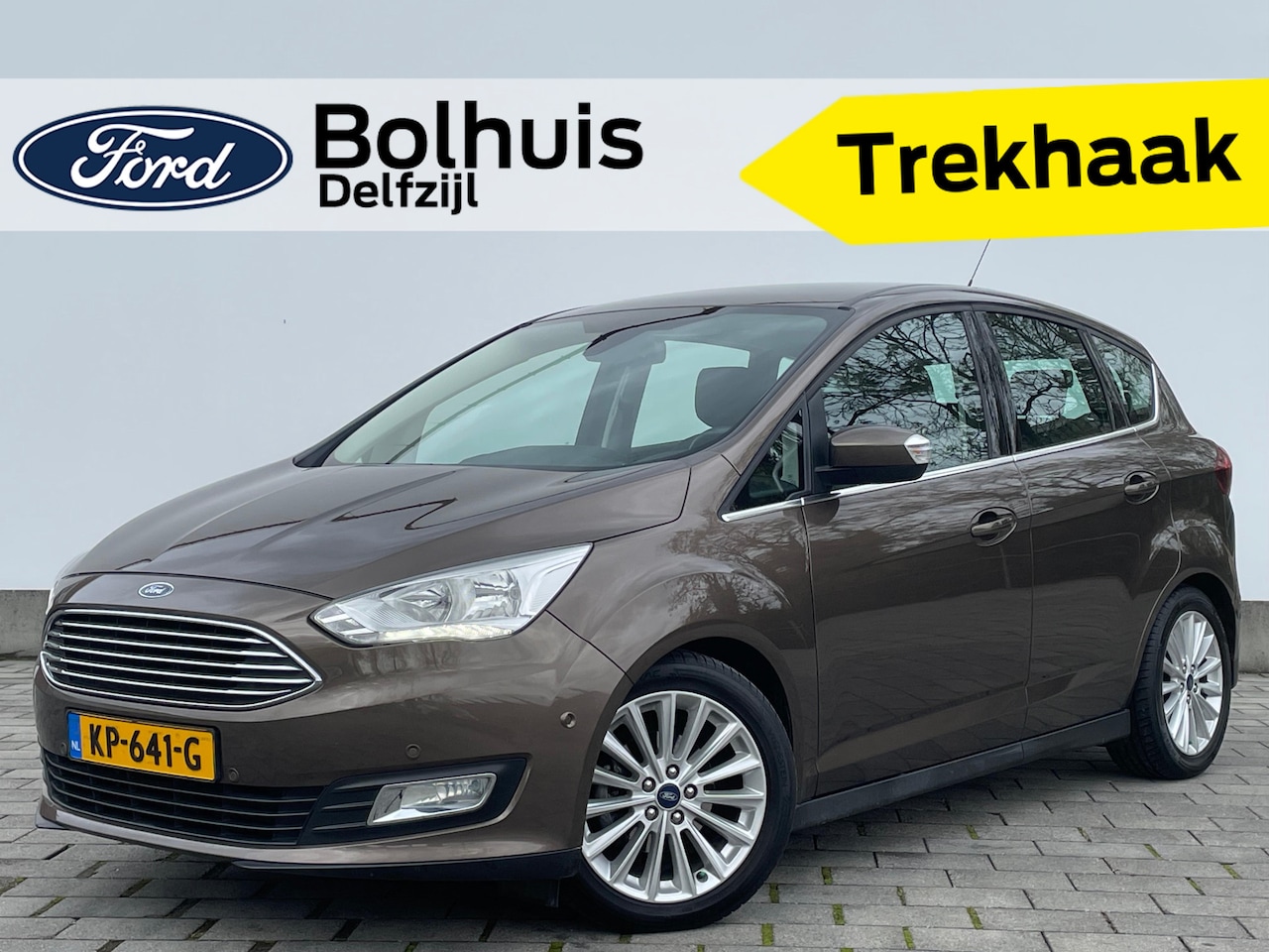 Ford C-Max - EcoBoost Titanium | Trekhaak | Navi | Climate Control | Cruise Control | Parkeersensoren | - AutoWereld.nl