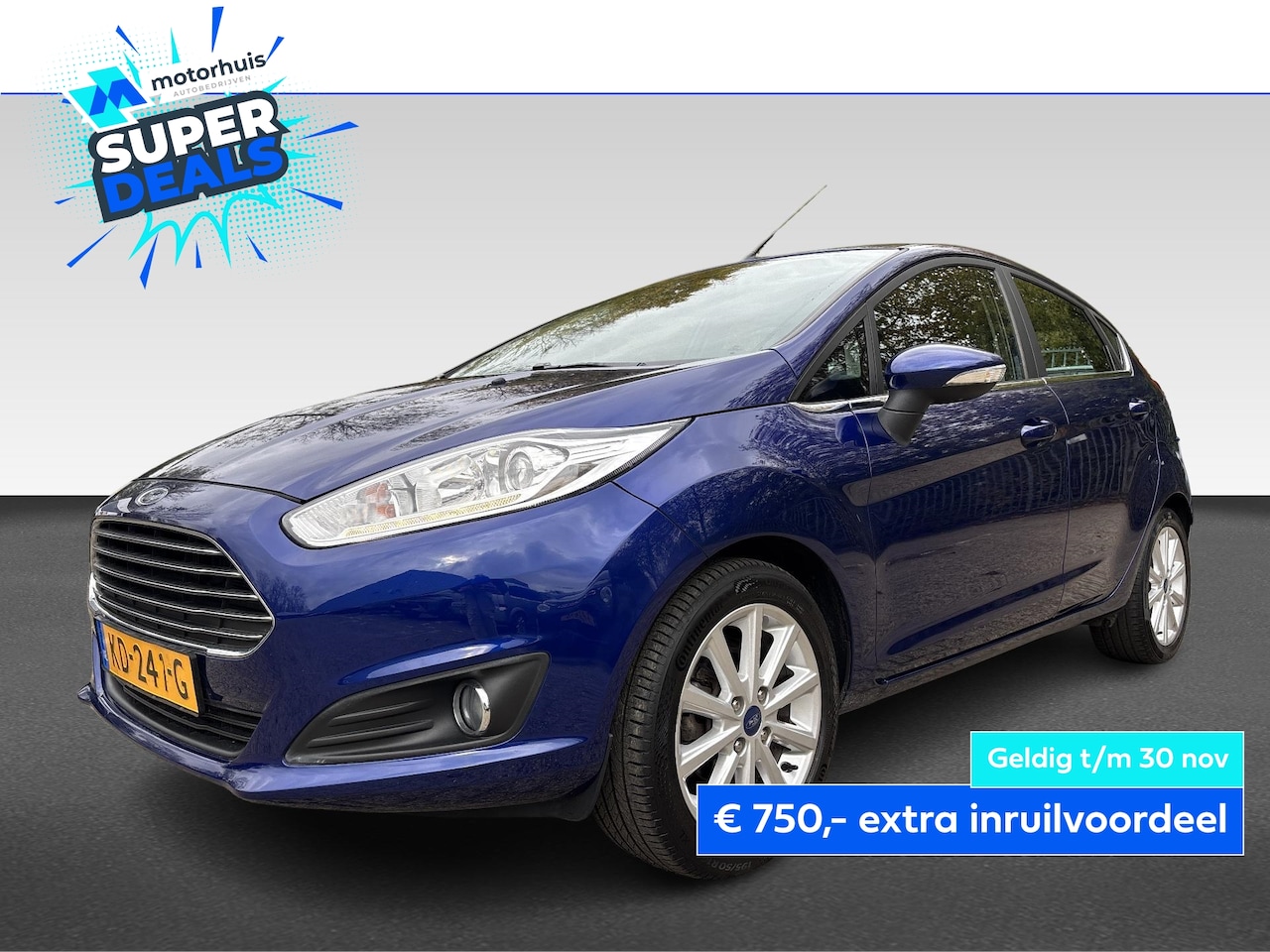 Ford Fiesta - 1.0 EcoBoost 100PK 5D S/S Titanium | Trekhaak - AutoWereld.nl
