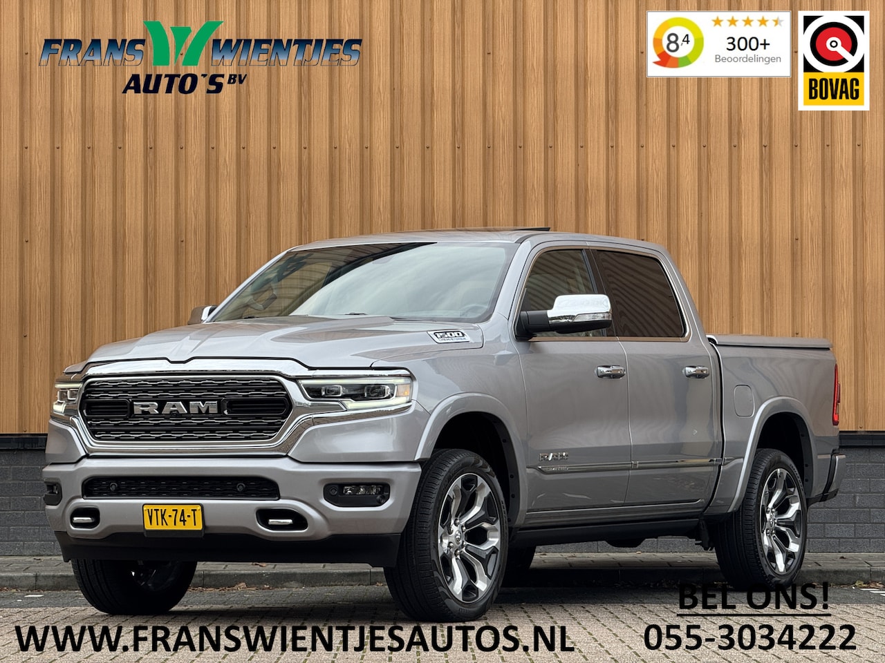 Dodge Ram 1500 - 5.7 V8 4x4 Crew Cab Limited | Luchtvering | LPG | Harman/Kardon | Panoramadak | 22" Lichtm - AutoWereld.nl