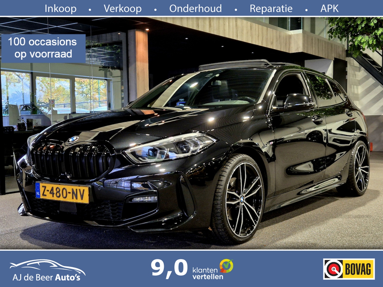 BMW 1-serie - 118i High Executive M-Sport | Panorama | HUD | Stoelverwarming | Trekhaak | Carplay/Androi - AutoWereld.nl