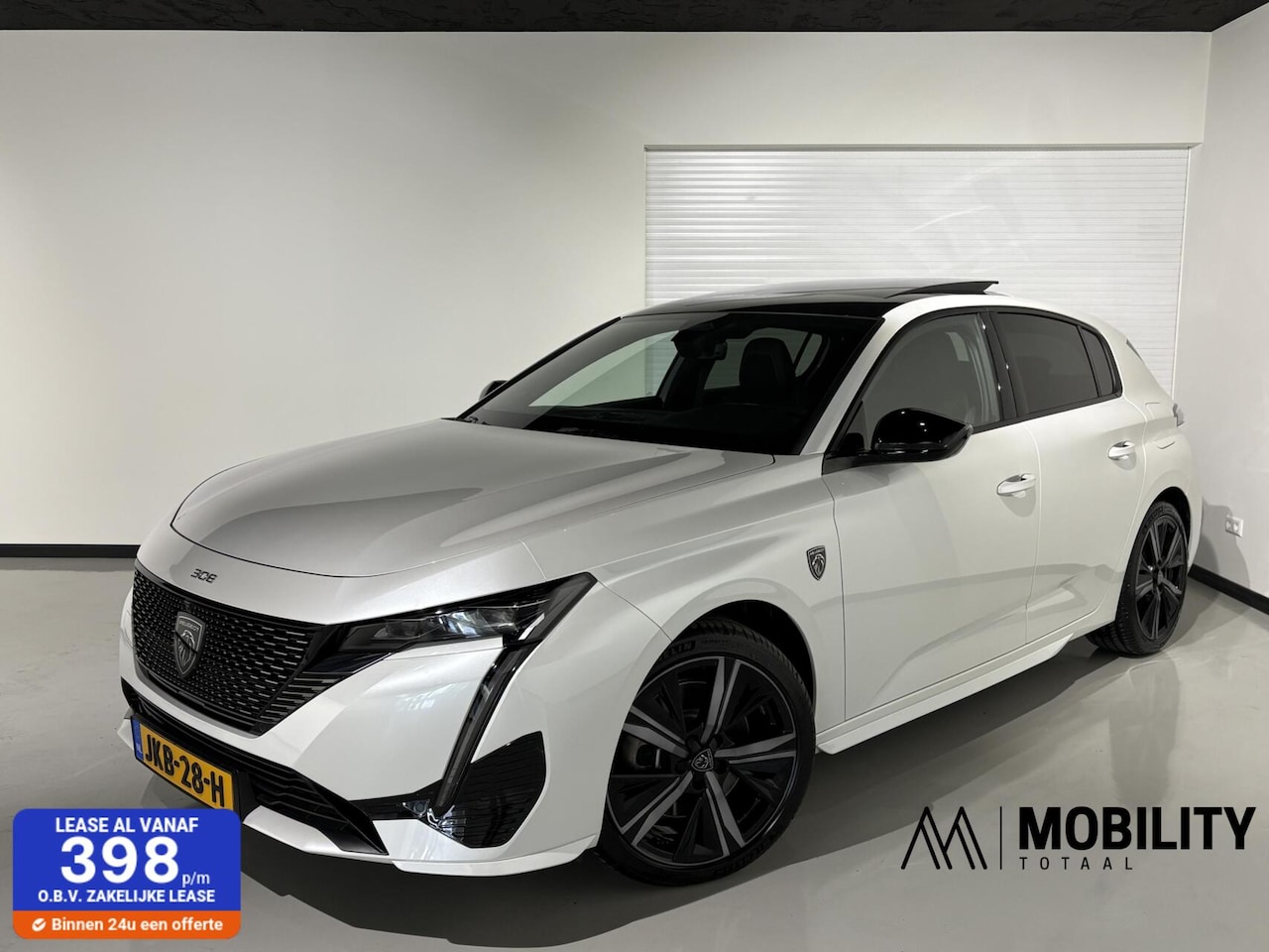 Peugeot 308 - 1.6 Plug-in Hybrid 180 GT|Black Pack|Panodak|360|FOCAL|Carplay|Navi|PDC|ACC|Side assist|La - AutoWereld.nl