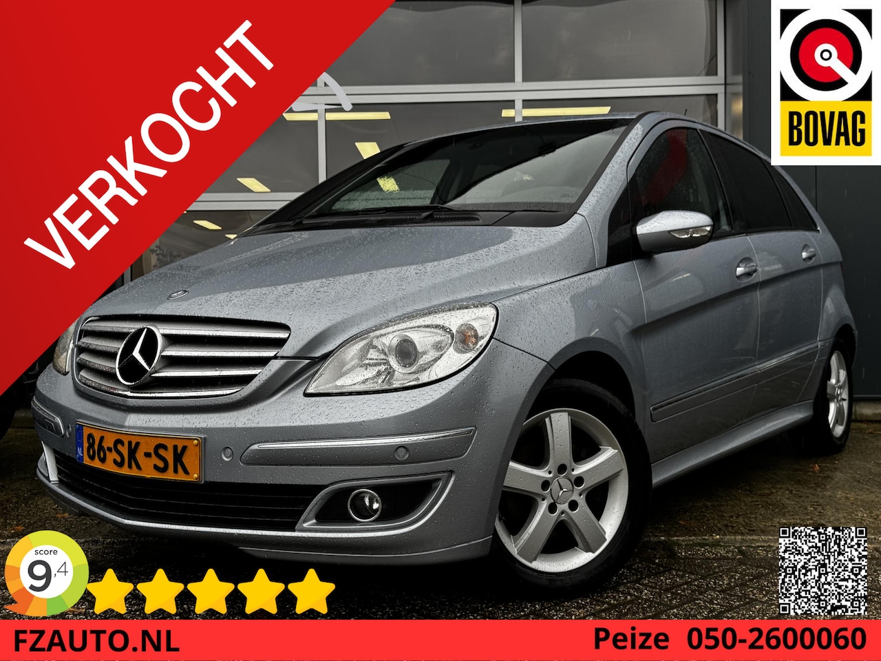 Mercedes-Benz B-klasse - 200 Automaat - Half lederen bekleding - Parkeersensoren - Trekhaak - AutoWereld.nl