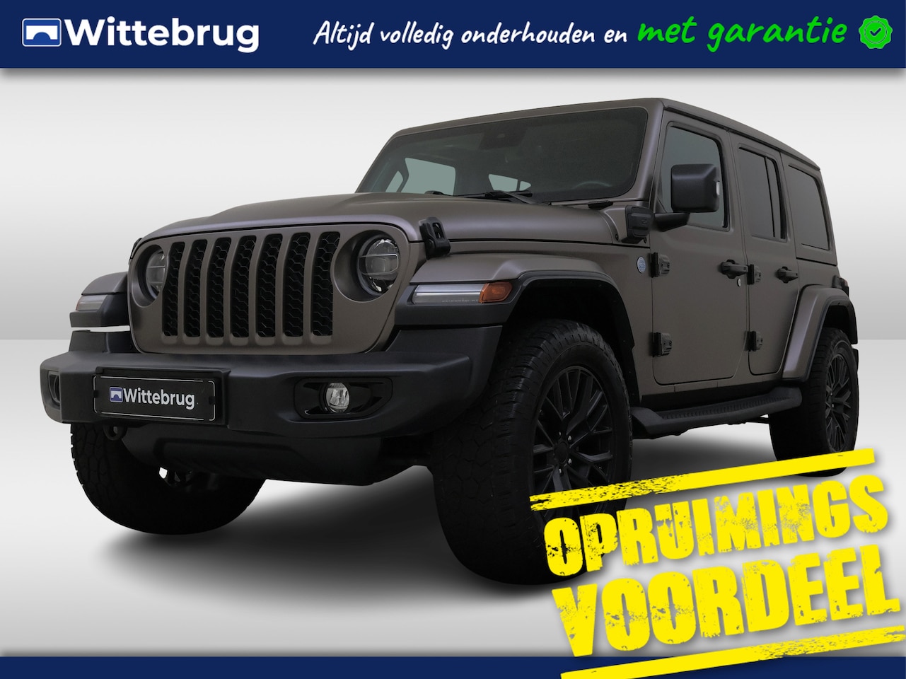 Jeep Wrangler Unlimited - 4xe 380PK Sahara UITVERKOOP !!! - AutoWereld.nl