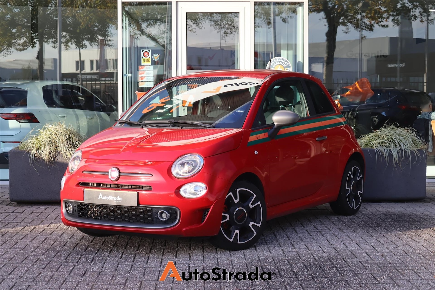 Fiat 500 - Sport Turbo 80pk | Carplay | Cruise | Climate | Navigatie | Parkeersensoren | Virtual - AutoWereld.nl
