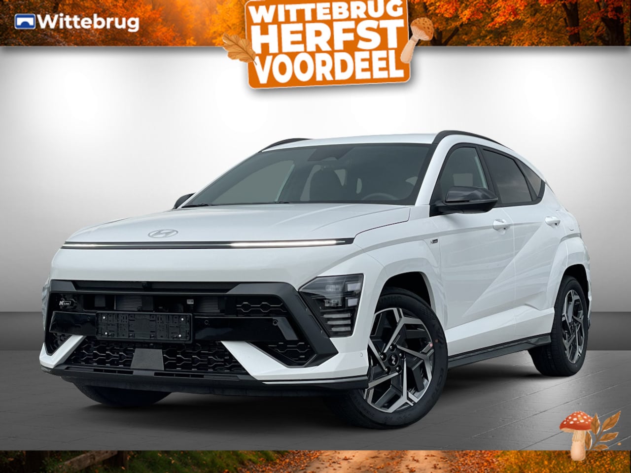 Hyundai Kona - 1.6 GDI HEV N Line Full Hybride Automaat met Navigatie, Adaptive Cruise Control en Sport u - AutoWereld.nl