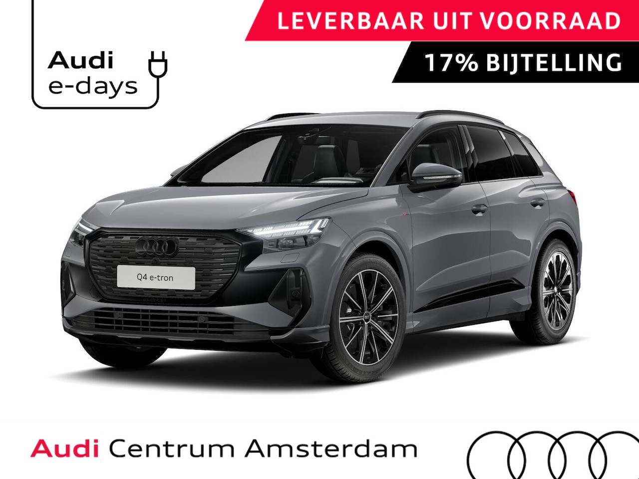 Audi Q4 e-tron - S edition Competition e-tron 45 82 kWh 286pk | Assistentiepakket plus | Optiek pakket zwar - AutoWereld.nl