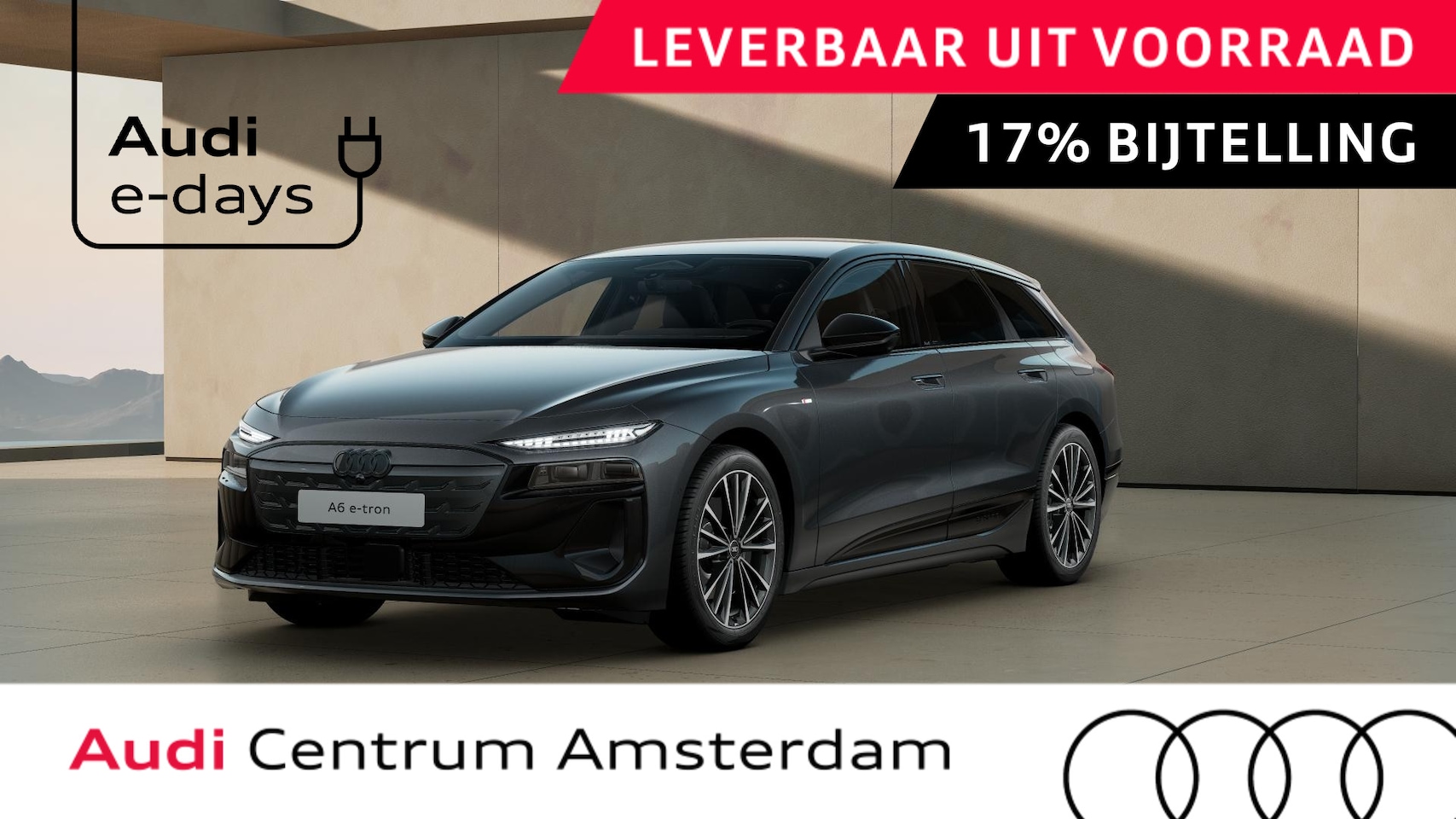 Audi A6 Avant e-tron - Advanced edition 100kWh 270 kW / 367 PK Tech Plus pakket, privacy glass, winterpakket, led - AutoWereld.nl