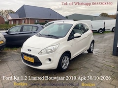 Ford Ka - 1.2 51KW 2009 Limited Apk 30/10/2026
