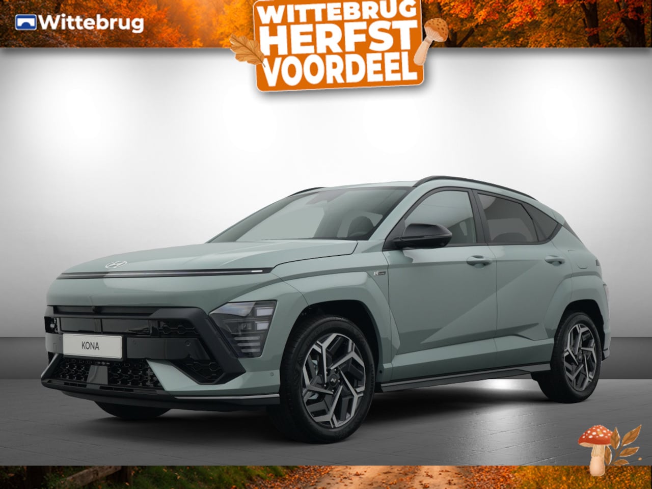 Hyundai Kona - 1.6 GDI HEV N Line Full Hybride Automaat met Navigatie, Adaptive Cruise Control en Sport u - AutoWereld.nl