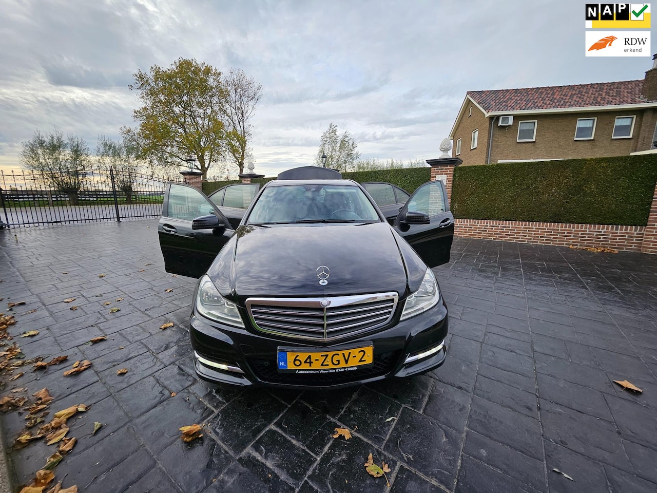 Mercedes-Benz C-klasse - 180 CDI bj 11-2012 airco electr. kruiscontrole inruil mogelijk - AutoWereld.nl