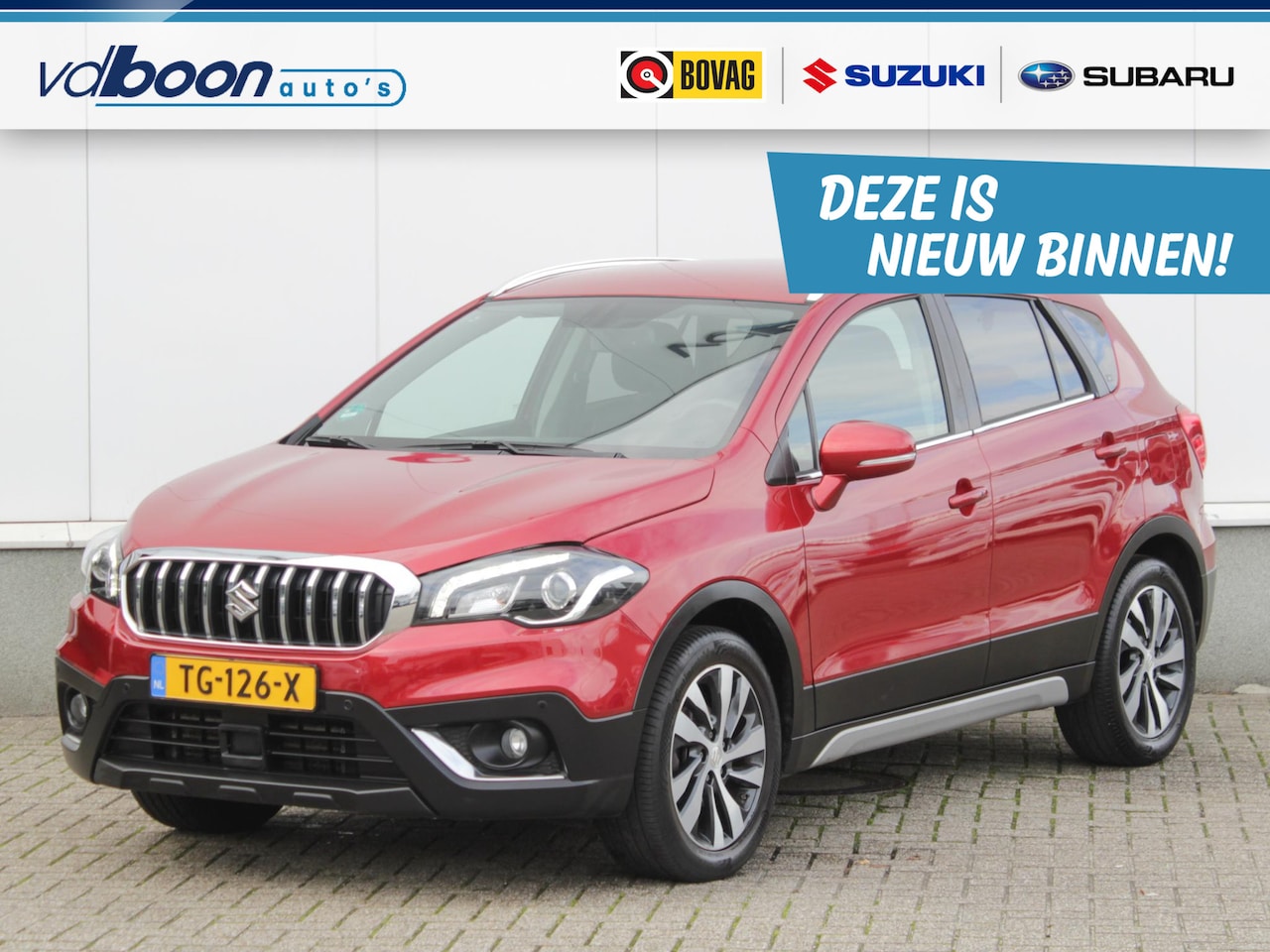 Suzuki S-Cross - 1.4 Boosterjet AllGrip Executive | Navi | Adap. Cruis | Clima | Park sens | Trekhaak - AutoWereld.nl